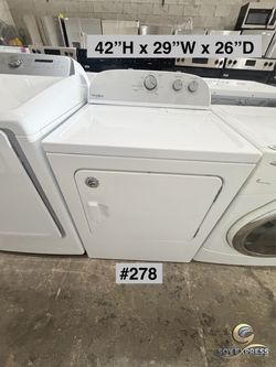 Whirlpool Dryer electric (#278)