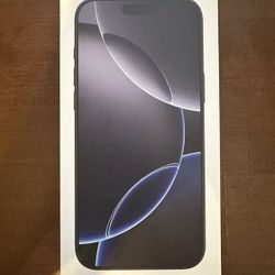 Apple iPhone 16 Pro Max 1TB Black Unlocked With Proof Of Purchase Receipt 