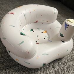 Inflatable Baby Floor Seat with Back Support – Like New