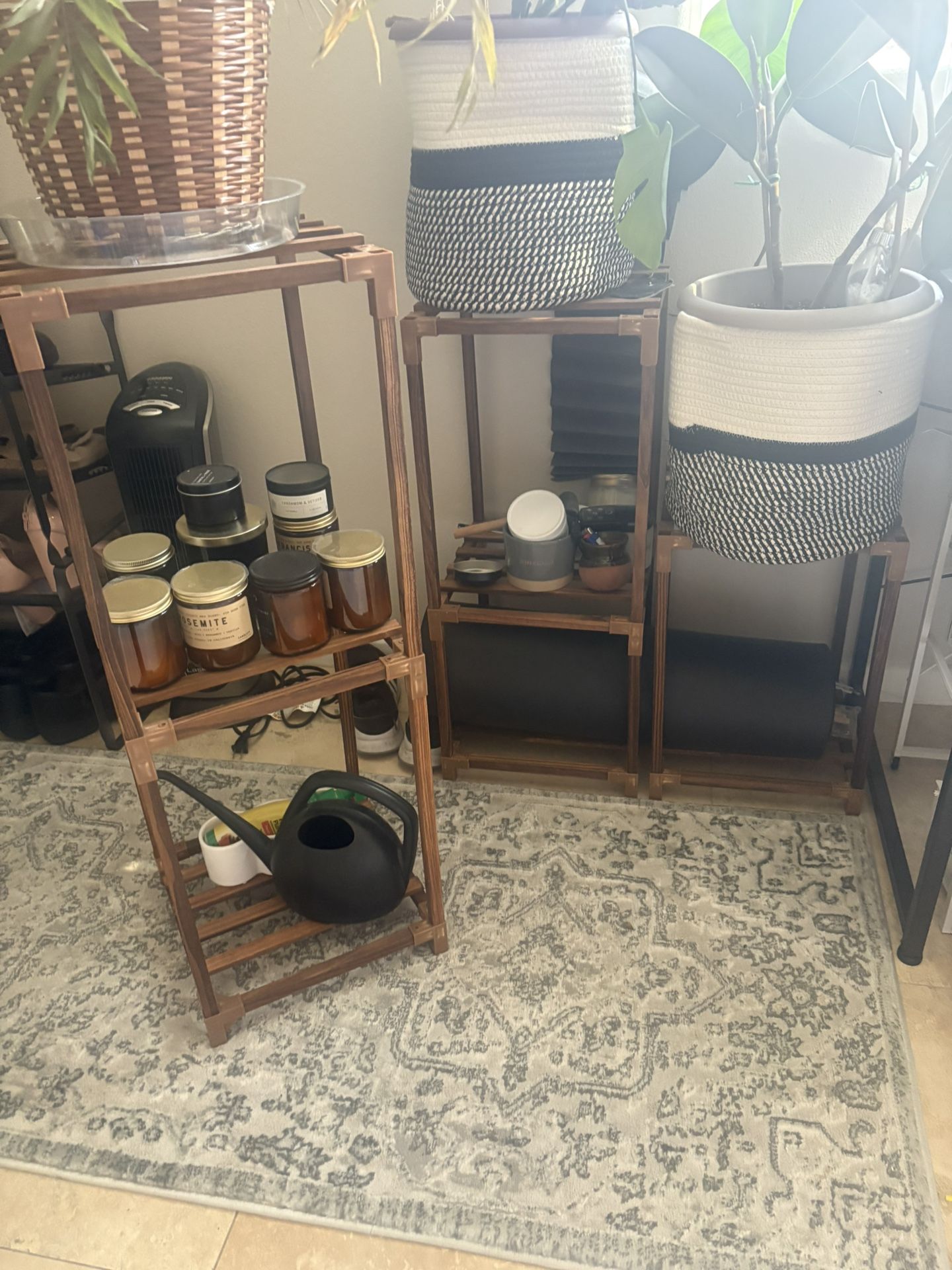 3 Wooden Storage Organizers