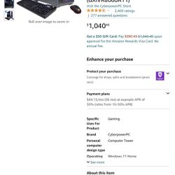 CYBERPOWERPC Gamer Xtreme VR Gaming PC