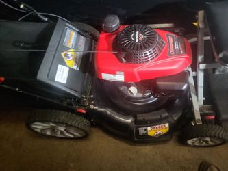 Troy built push lawn mower