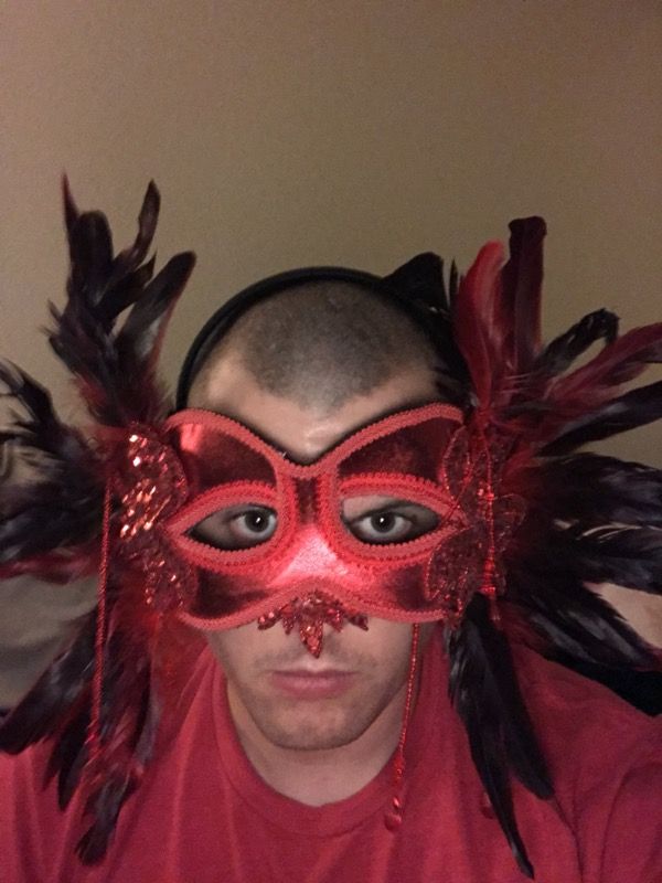 Assorted costume masks perfect for Halloween!