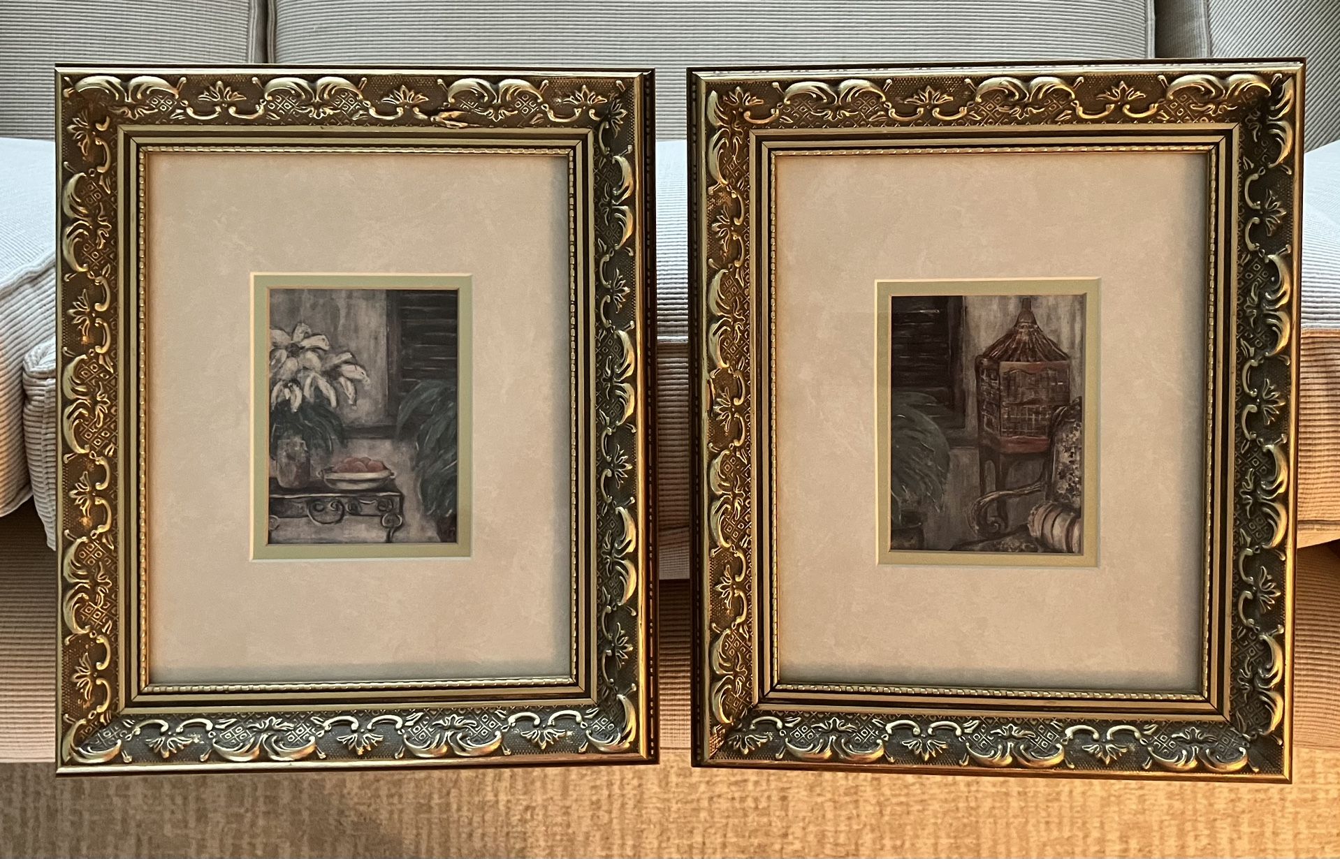 Pair of framed Still Life prints