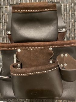 Leather Work pouch