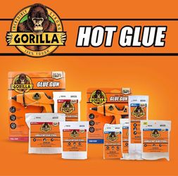 Gorilla Hot Glue Gun and Glue Sticks Set