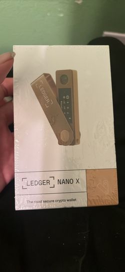 Ledger nano x crypto wallet