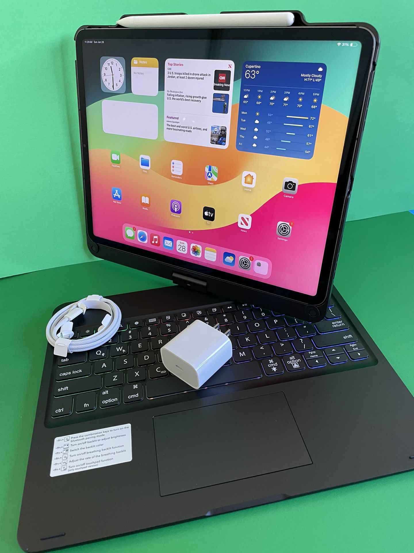 128GB Apple IPad Pro 12.9” 5th Generation ( M1 chip / XDR display