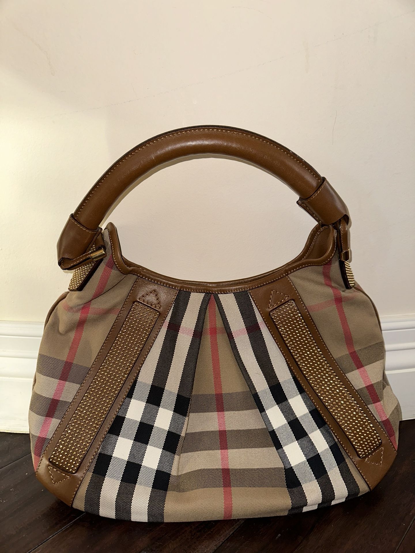 Burberry Authentic Brown Vintage 1 Strap Tote Bag