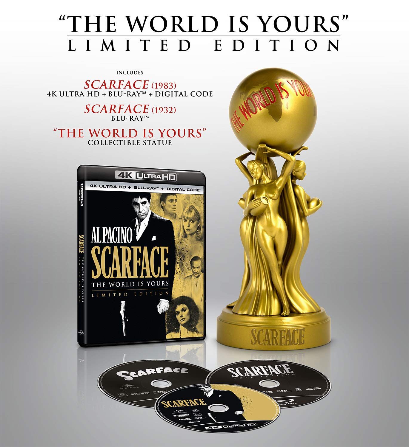 Scarface The World Is Yours Limited Edition 4k Ultra HD
