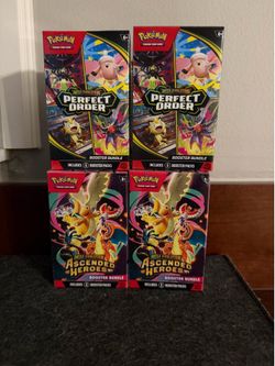 Ascended Heroes Booster Bundle + Perfect Order Booster Bundle (Take all or take none!)