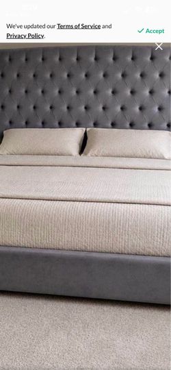 Upholstery King size bed for sale