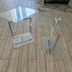 Glass End Tables 