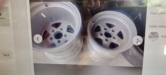 I have four weld ProStar Wheels badge 10-in front seat