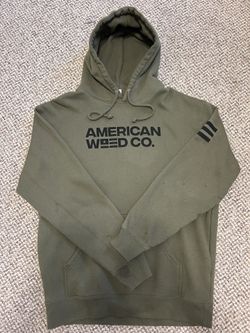 Army green hoodie size L