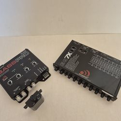MASSIVE AUDIO 7 BAND EQUALIZER WITH 8V & DIGITAL BASS PROCESSOR WITH 9V LINEDRIVE OUTPUT