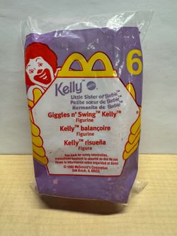 1999 McDonalds Kelly Sister of Barbie #6 Giggles n'Swing NIB