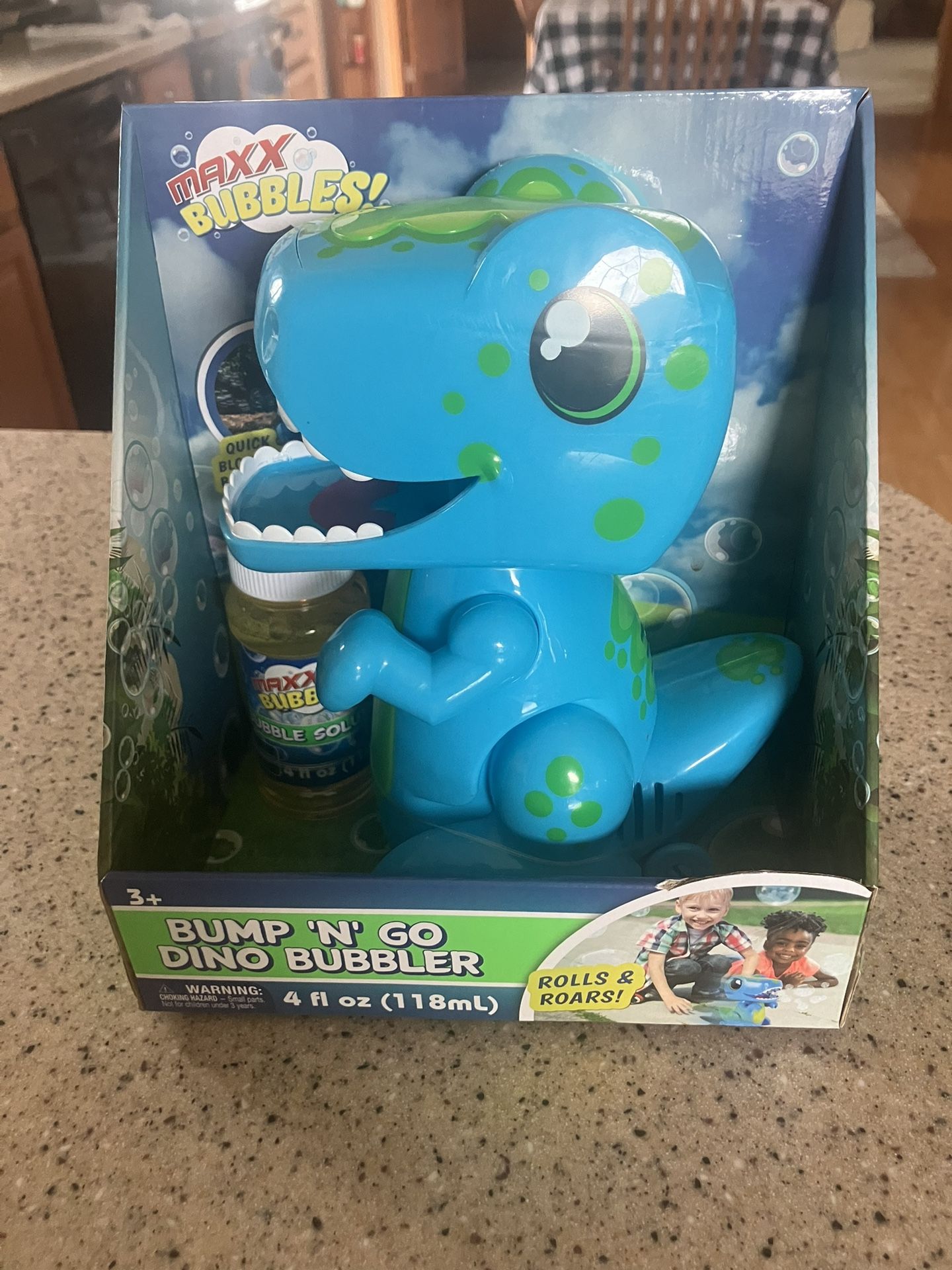 Bump N Go Dino Bubbler New