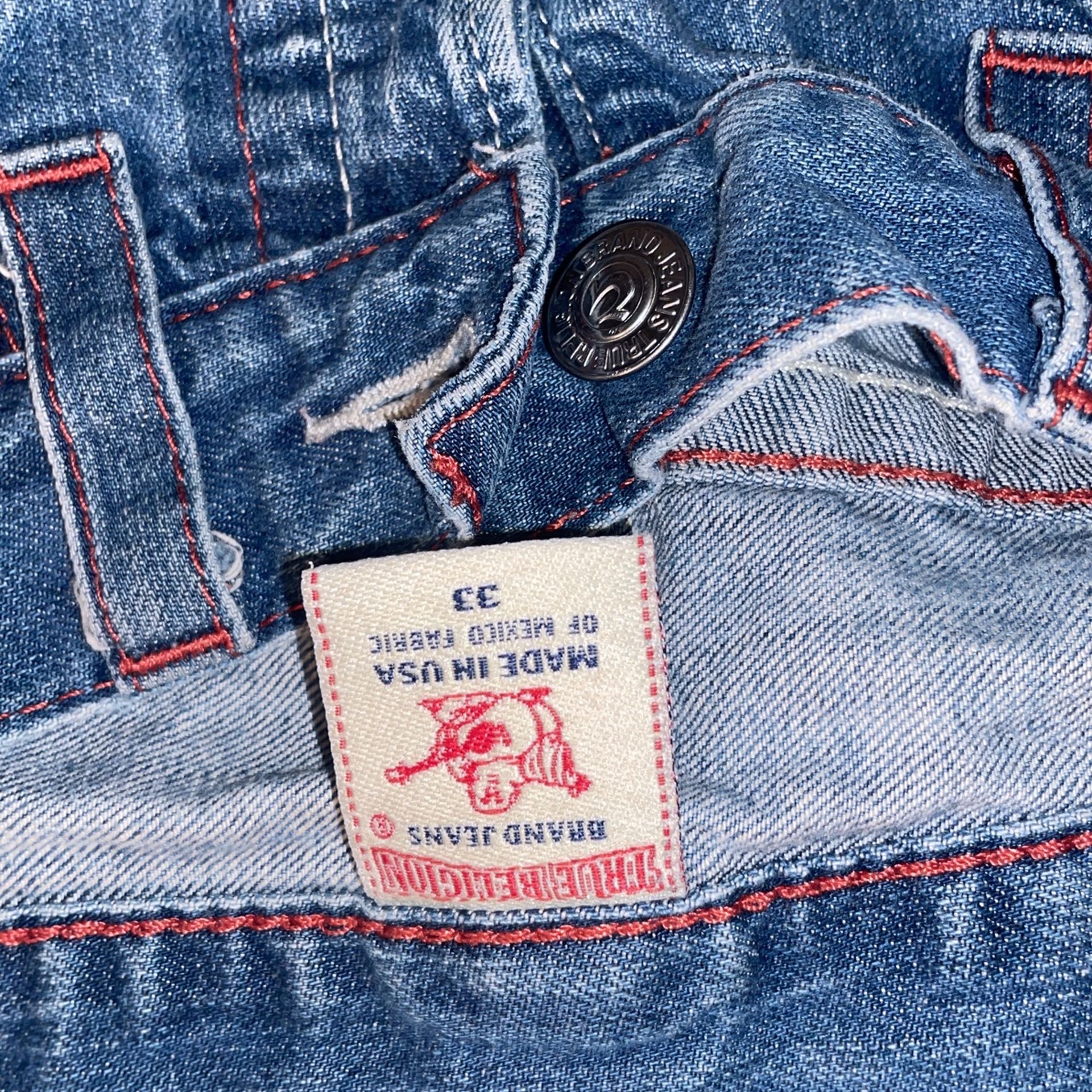 Grey Levi’s And Blue True Religion Pants 30 For Both