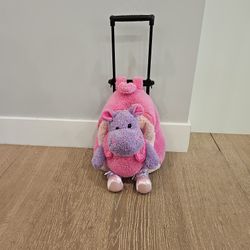 Toy Backpack/ Hippo Stuffed Animal