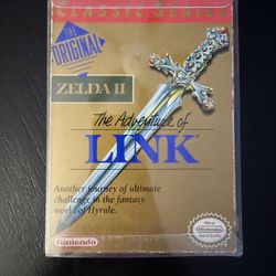 Zelda II: The Adventure of Link Classic Series (Nintendo NES) CIB Complete VGC