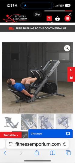 Leg Press And Hack Squat Machine