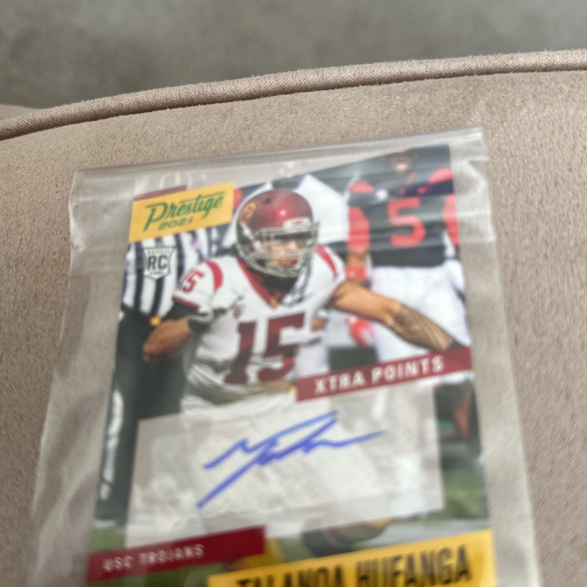 49ers Talanoa Hufanga Signed Rookie  card 