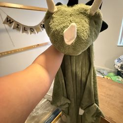 Dinosaur Hoodie Blanket