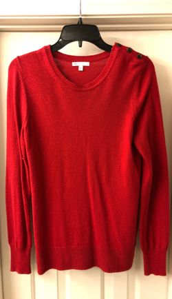 Women red sweater, Gap, Size M