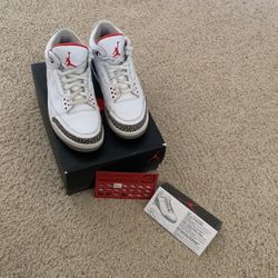 Jordan 3 Retro White Cement '88 Dunk Contest (2013) Size 12 