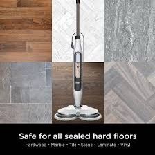 Shark Steam Scrub + Steam Blaster Technology for all sealed Hard Floors -White