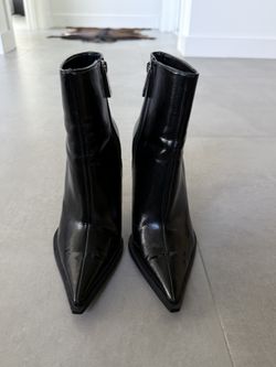 Zara Faux Leather Boots