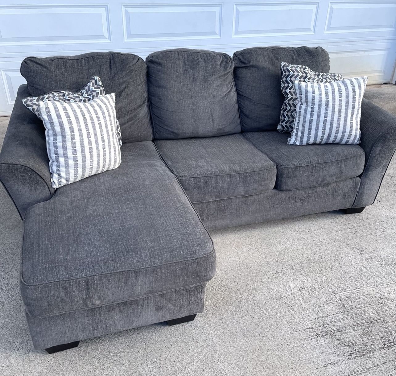 Sectional Free Delivery Sofa Reversible Chaise Couch