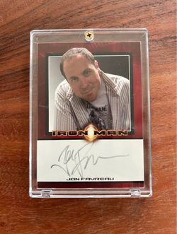 Rare Jon Favreau Iron Man Autograph Trading Card