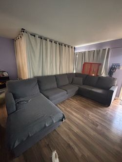 Full Gray Couch