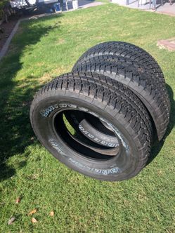 3) new 255/70/18 Bridgestone at tires