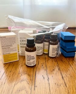 Free Crystal coating for plastic parts, tires, etc