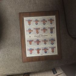 1993 Marlins Team Plaque