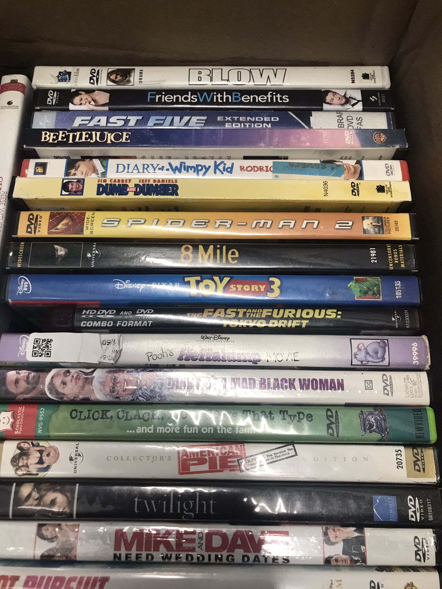 Dvds Over 40 Titles