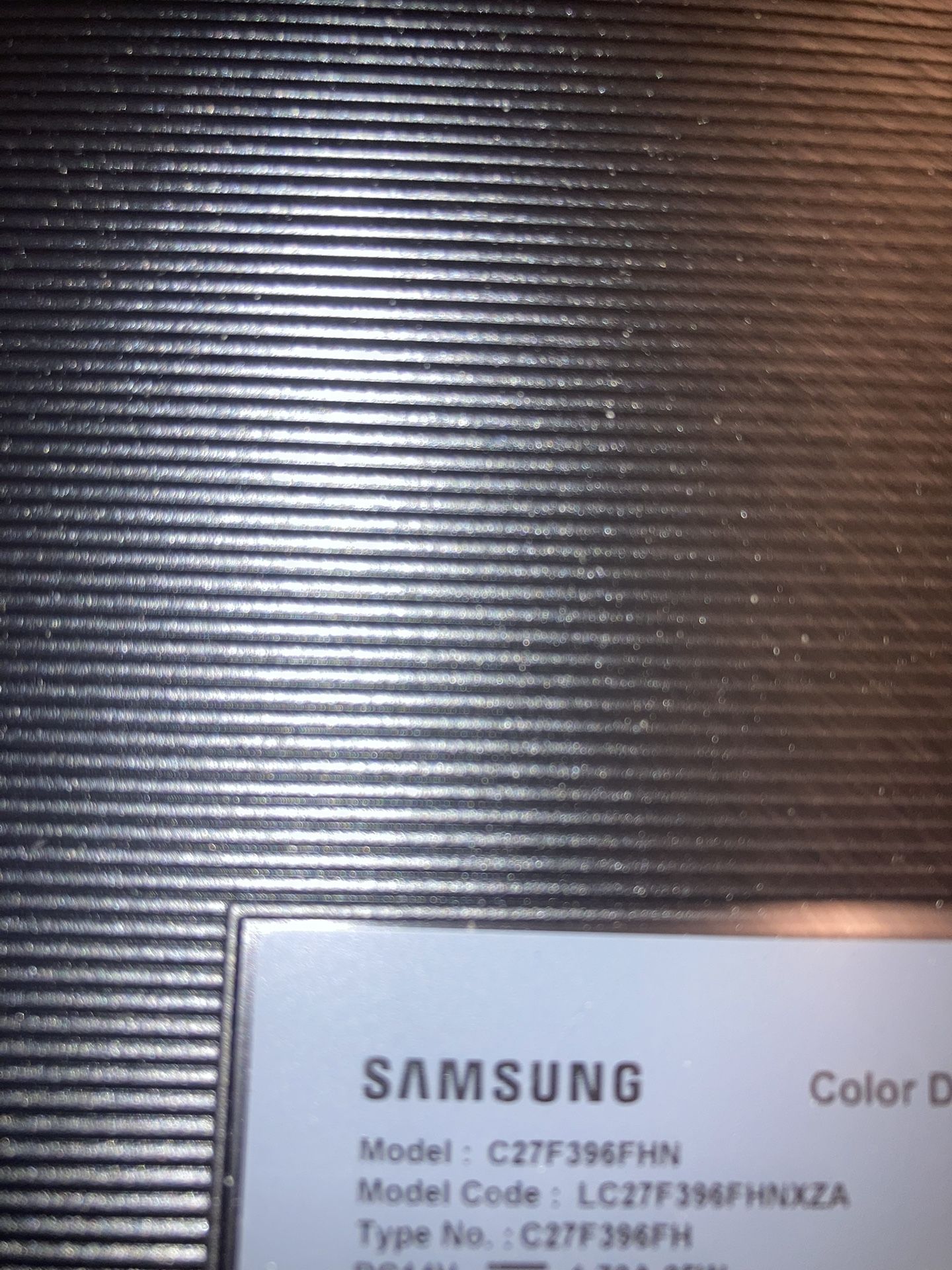 Samsung 24in Curved Monitor