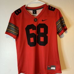 ohio state Nike Buckeye Leaf Jersey 68 Champions Size Small Men Red