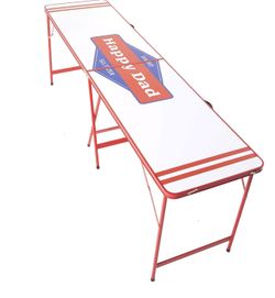Happy Dad Seltzer Beer Pong Table