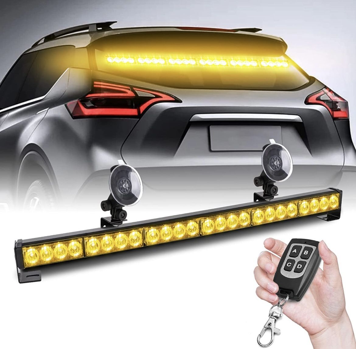 Rear dash amber Strobe Light