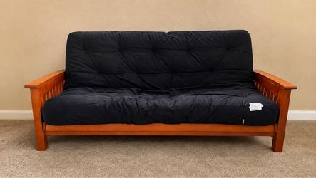 Futon Sofa & Matching Chair – Excellent Condition