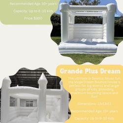 White Bounce House Business Starter Kit 