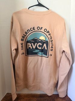 RVCA Balance of Opposites Crewneck Sweatshirt Size S