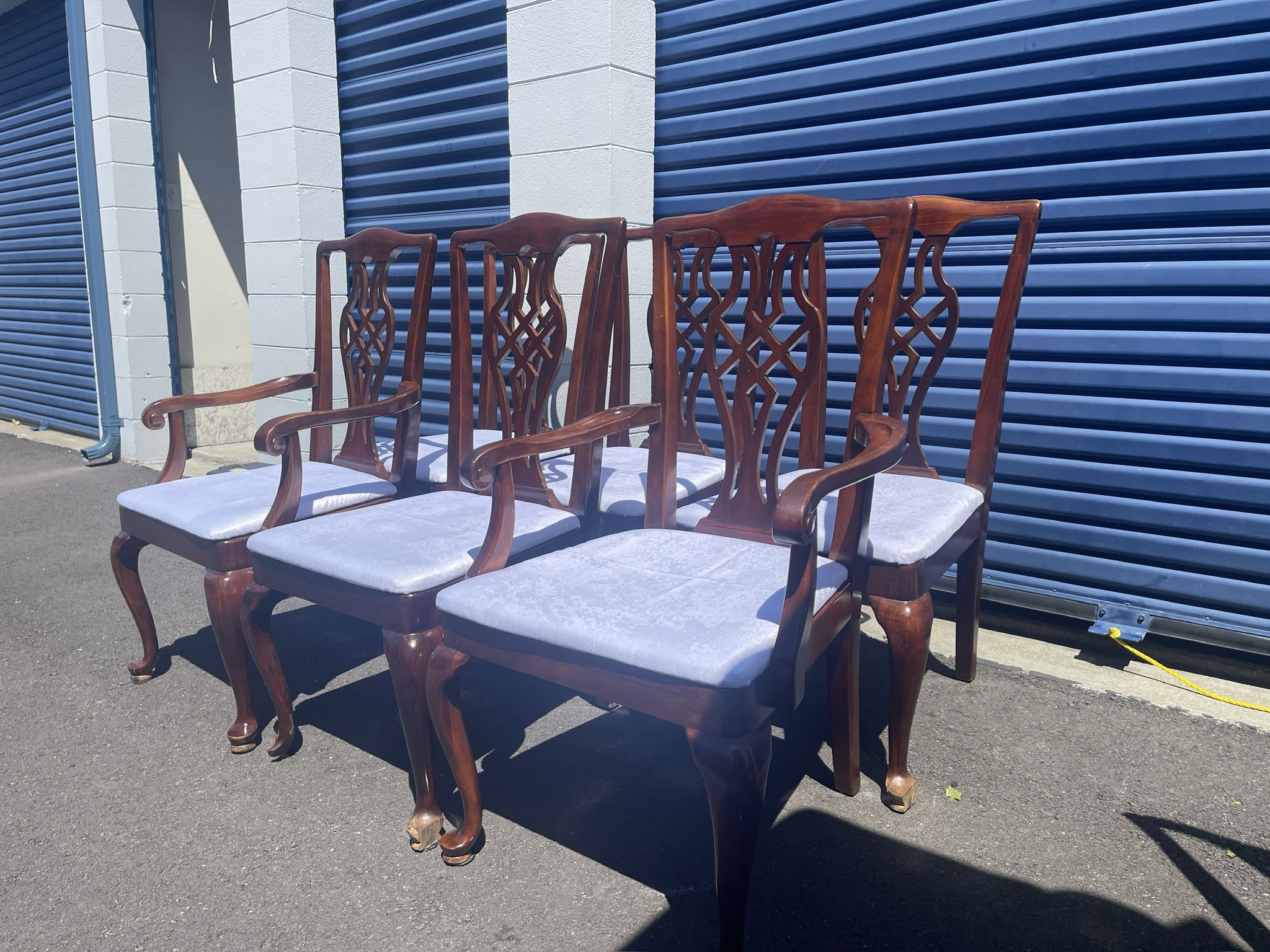 Vintage Mahogany Dining Chairs 