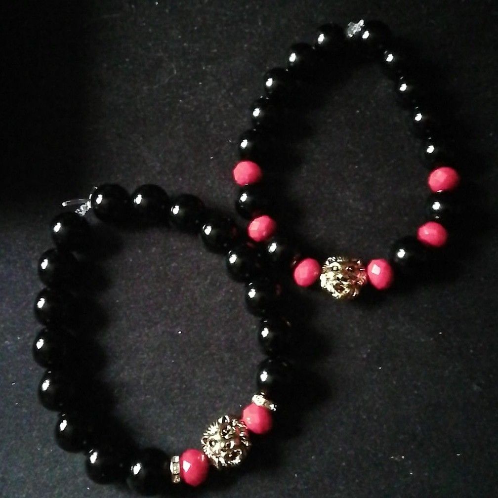 Black Onyx bead bracelets