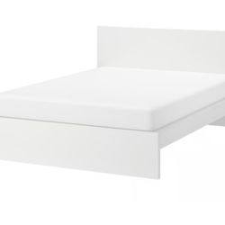 Malm Queen Size Bed Frame Gray 