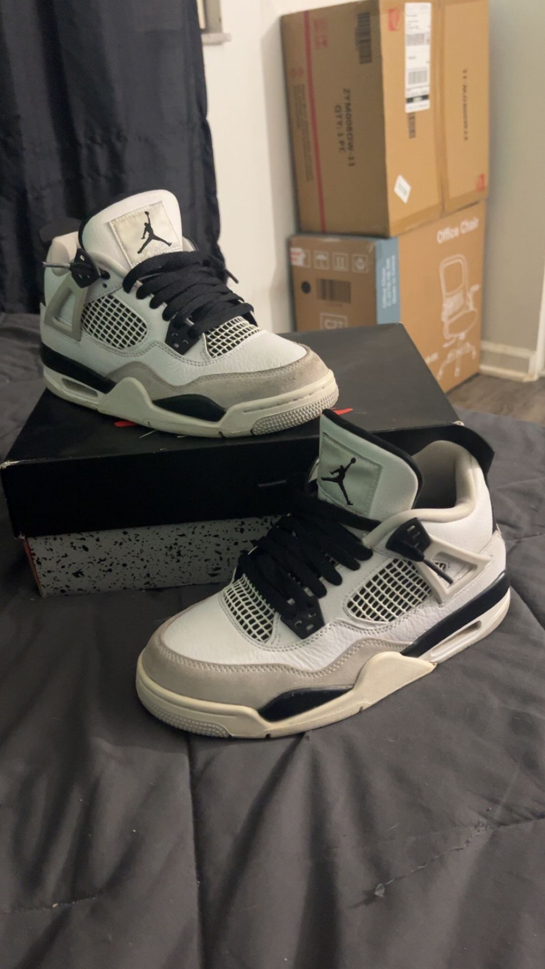 Jordan 4 military black size 6